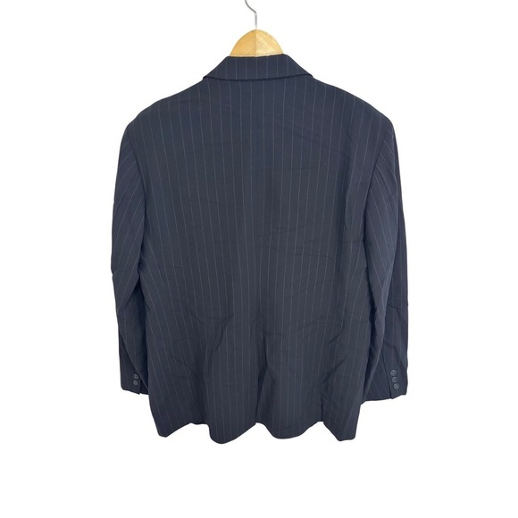 Brooks Brothers Men's 42R Pinstripe Wool Blend Suit Blazer Jacket - Picture 2 of 11